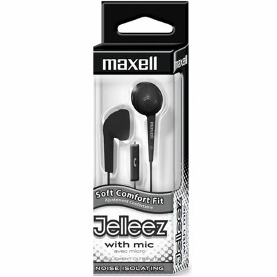 Maxell Jelleez JELM-BK Earset, Black, 8EA/CT — view 1