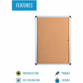 Bi-silque S.A MasterVision SlimeLine Magnetic Enclosed Board, BVCVT630101690