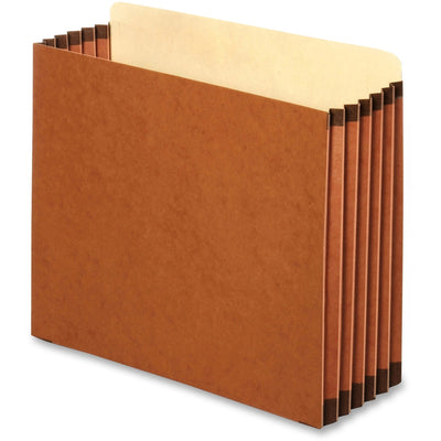 TOPS Pendaflex Straight Tab Cut Letter Recycled File Pocket, Brown, 8 1/2" Width x 11" Length, 10 / Box, PFXFC1534P