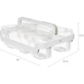 Deflecto Stackable Caddy Organizer, White, DEF29003