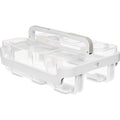 Deflecto Stackable Caddy Organizer, White, DEF29003