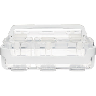 Deflecto Stackable Caddy Organizer, White, DEF29003