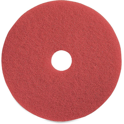 Genuine Joe Red Buffing Floor Pad, 5 / Carton, GJO90416