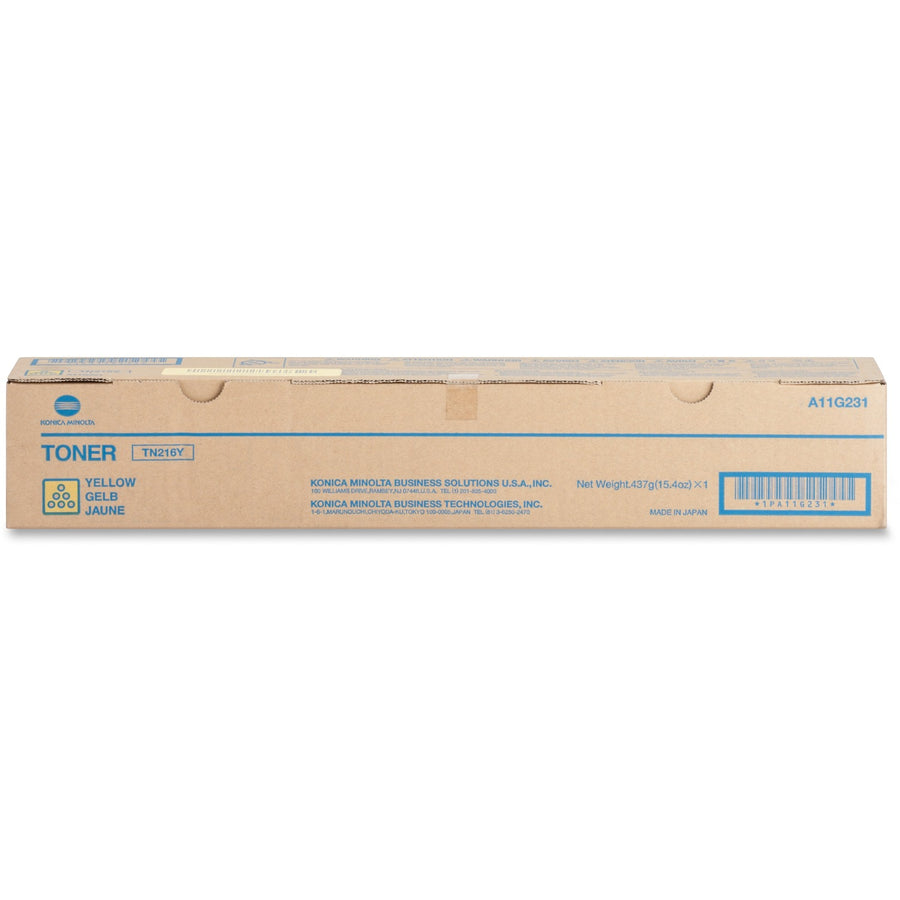Konica Minolta Bizhub C220/280 Toner Cartridge, KNMTN216Y