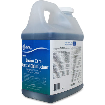 Rochester Midland RMC Enviro Care Neutral Disinfectant EZ-Mix, Blue, 4 / Carton, RCM11828899