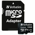 Verbatim America Verbatim Premium 128 GB Class 10/UHS-I microSDXC - - TAA Compliant, VER44085