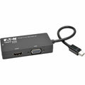 Eaton Tripp Lite series Mini DisplayPort 1.2 to VGA/DVI/HDMI All-in-One Converter Adapter, 4K x 2K HDMI, Black, TRPP13706NHDV4K