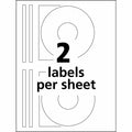 Avery Optical Disc Label, Matte White, 100 / Pack, AVE5698