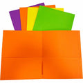 Sparco Letter Pocket Folder, Assorted, 8 1/2" Width x 11" Length, 25 / Box, SPR78548