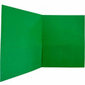 Sparco Letter Pocket Folder, Green, 8 1/2" Width x 11" Length, 1 Box, SPR78545