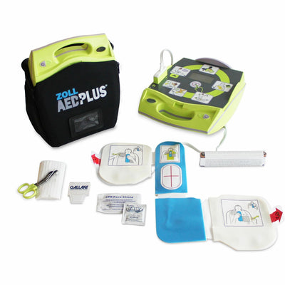 ZOLL Medical AED Plus Defibrillator, Lime, ZOL800000400001