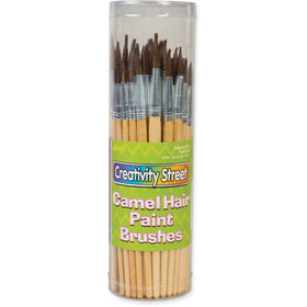 Dixon Ticonderoga Creativity Street Camel Hair Paint Brushes, Assorted, 72 / Set, PAC5159