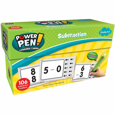 Teacher Created Resources Power Pen Subtraction Cards, TCR6458