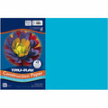 Dixon Ticonderoga Tru-Ray Construction Paper, Atomic Blue, 1 Pack, PAC103401
