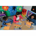 Dixon Ticonderoga Tru-Ray Construction Paper, Electric Orange, 1 Pack, PAC103405