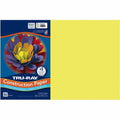 Dixon Ticonderoga Tru-Ray Construction Paper, Lively Lemon, 1 Pack, PAC103403