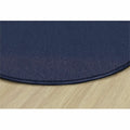 Flagship Carpets Classic Solid Color 6' Round Rug, Navy, FCIAS27NY