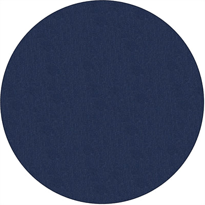 Flagship Carpets Classic Solid Color 6' Round Rug, Navy, FCIAS27NY