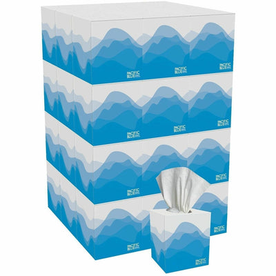 Georgia Pacific Pacific Blue Select Facial Tissue by GP Pro - Cube Box, White, 36 / Carton, GPC46200CT