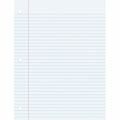 Dixon Ticonderoga Pacon College Ruled Filler Paper, 8" x 10 1/2", 1 Pack, PACMMK09221