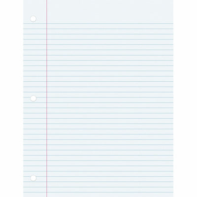 Dixon Ticonderoga Pacon College Ruled Filler Paper, 8" x 10 1/2", 1 Pack, PACMMK09221