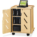 Jonti-Craft Laptop/Tablet Storage Cart, Woodgrain, JNT3400JC