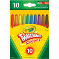 Crayola Mini Twistables Crayons, Assorted, 10 / Set, CYO529715