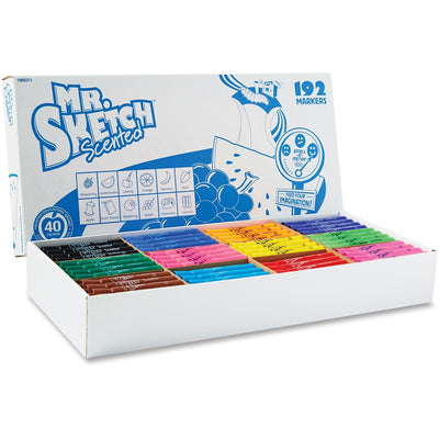 Newell Mr. Sketch Scented Markers Classpack, 192 / Box, SAN1905311