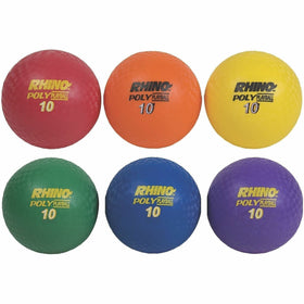 Champion Sports Poly Playground Ball Set, Purple, 1 Set, CSIPX10SET