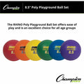 Champion Sports Poly Playground Ball Set, Purple, 1 Set, CSIPX85SET