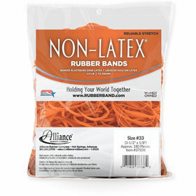 Alliance Rubber Rubber Bands, Orange, 1 Bag, ALL37338