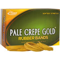 Alliance Rubber Pale Crepe Gold Rubber Bands, Golden Crepe, 1 Box, ALL20545