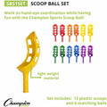 Champion Sports Scoop Ball Set, Purple, 1 Set, CSISBS1SET