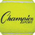 Champion Sports Tennis Ball Pack, Yellow, 1 Pack, CSITB3