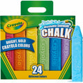 Crayola Washable Sidewalk Chalk, Assorted, 1 Box, CYO512024