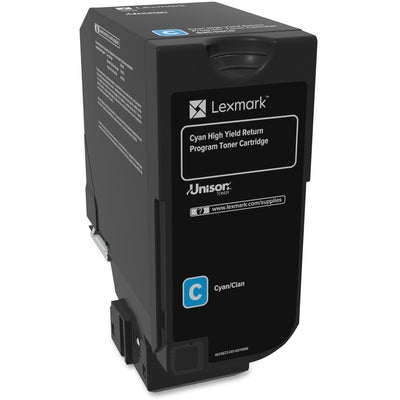 Xerox Lexmark Unison Original High Yield Laser Toner Cartridge - Cyan -, LEX84C1HC0