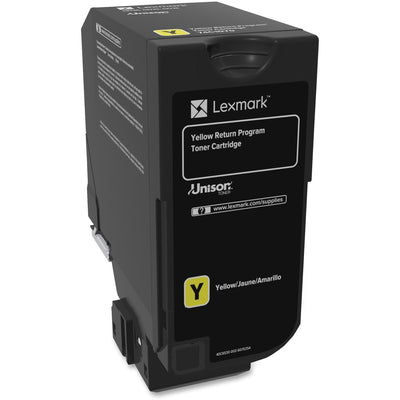 Xerox Lexmark Unison Original Standard Yield Laser Toner Cartridge - Yellow -, LEX74C10Y0