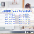 Brother Innobella LC2032PKS Original High Yield Inkjet Ink Cartridge - Black - 2 / Pack, BRTLC2032PKS