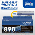 Brother TN890 Original Ultra High Yield Laser Toner Cartridge - Black -, BRTTN890