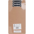 Business Source Legal-size Clipboard, Brown, 8 1/2" Width x 14" Length, 3 / Pack, BSN16519