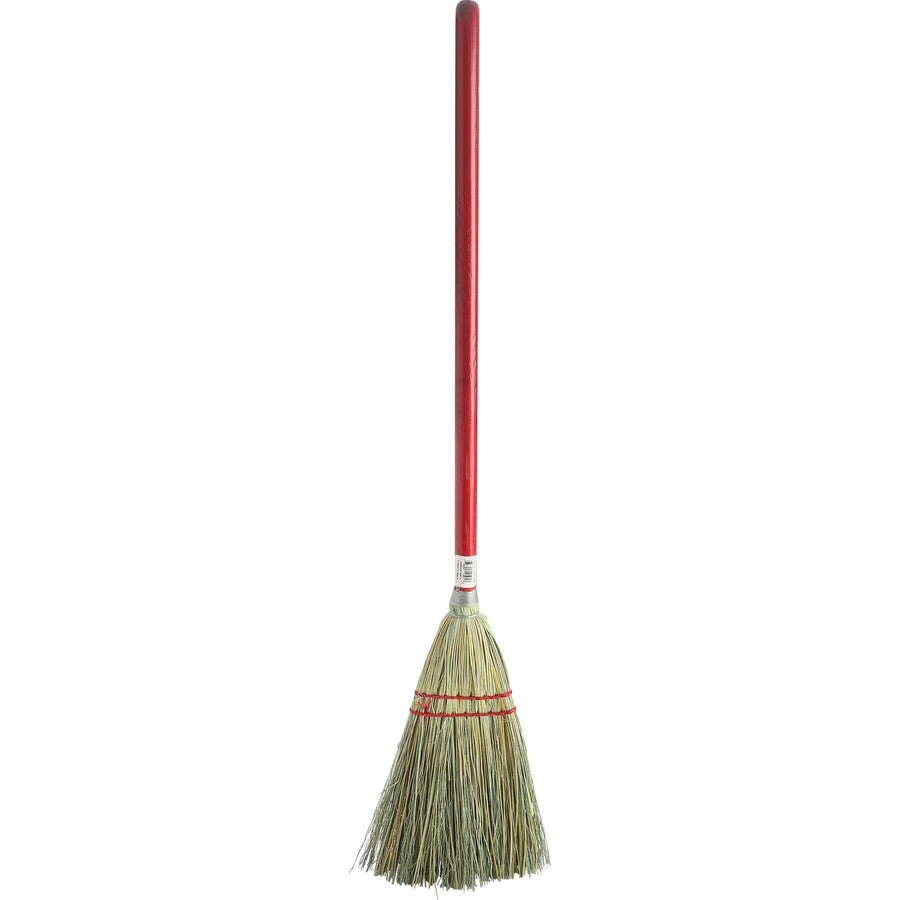 Genuine Joe Lobby Broom, Natural, Wood, GJO11501