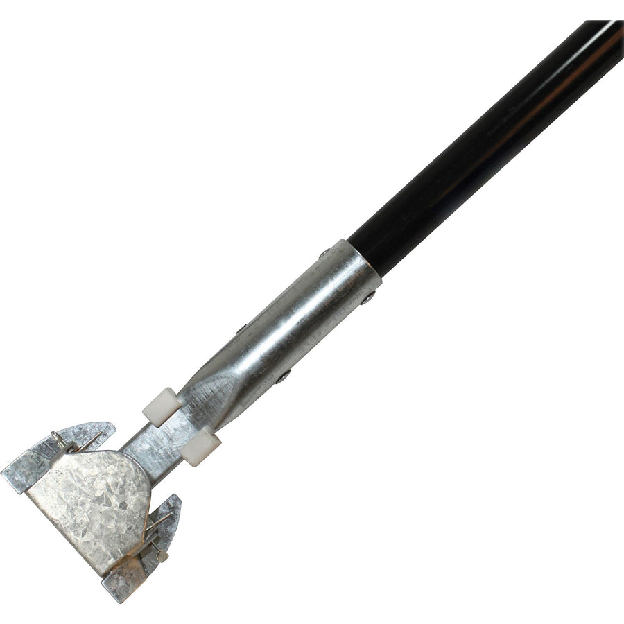 Genuine Joe Clip-on Dust Mop Steel Handle, Black, Vinyl, Comfortable Grip, GJO02332
