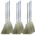 Genuine Joe Light Duty Broom, Natural, 12 / Carton, GJO12002CT
