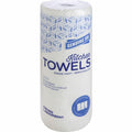 Genuine Joe Kitchen Roll Flexible Size Towels, White, 30 / Carton, GJO24085