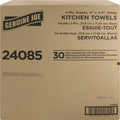 Genuine Joe Kitchen Roll Flexible Size Towels, White, 30 / Carton, GJO24085