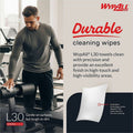 Kimberly-Clark Wypall General Clean L30 Heavy Cleaning Towels, White, 1 Carton, KCC05820