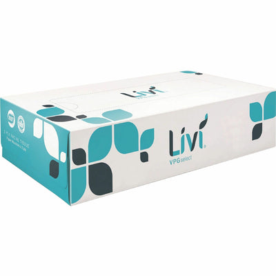 Solaris Paper Livi 2-ply Facial Tissue, White, 30 / Carton, SOL11513
