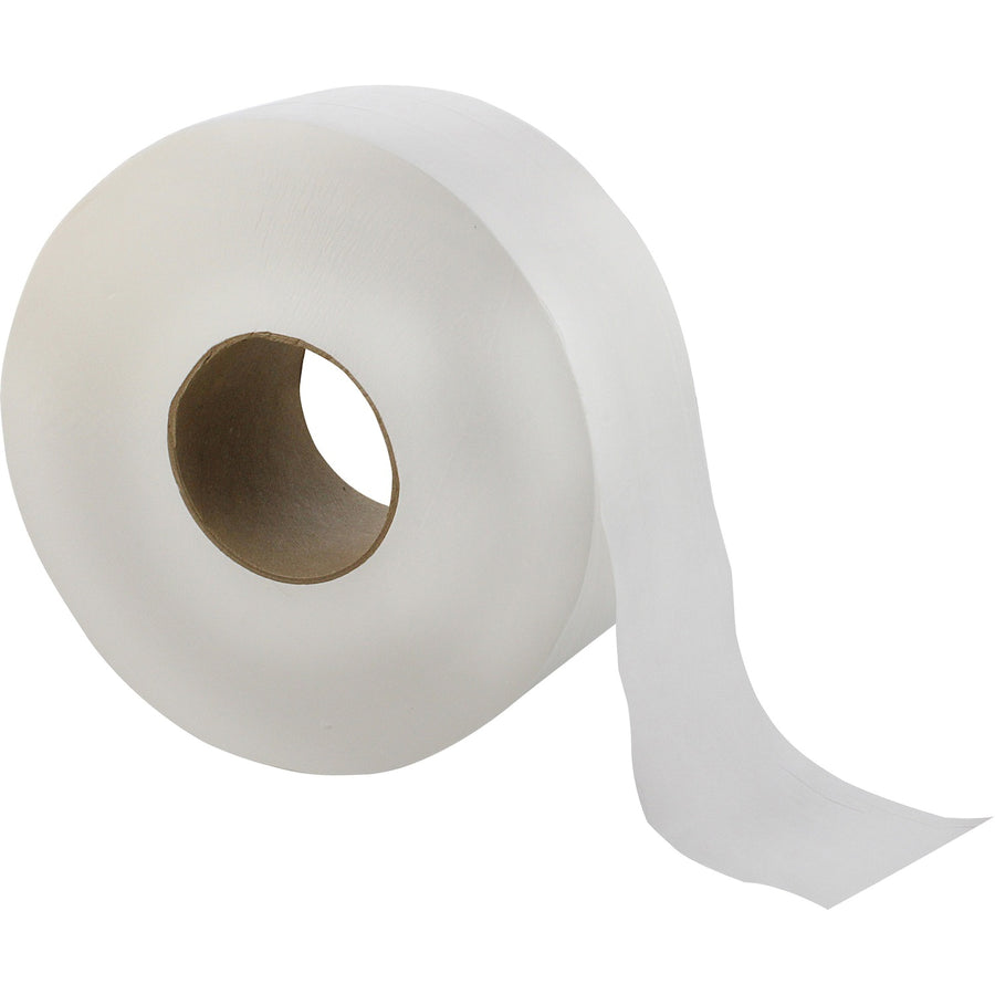 Livi Solaris Paper Jumbo Bath Tissue, VPG, White, Virgin Fiber, Absorbent, 12 / Carton, SOL23501