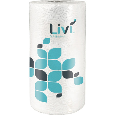Solaris Paper Livi Two-ply Kitchen Roll Towel, White, 30 / Carton, SOL41504