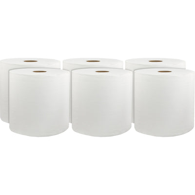 Solaris Paper Livi Solaris Paper Hardwound Paper Towels, White, 6 / Carton, SOL46529